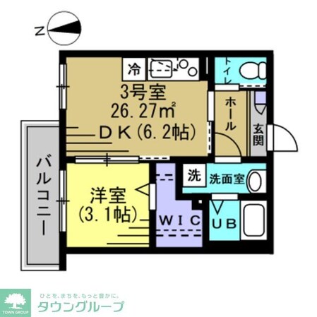 アリビオ新松戸の物件間取画像